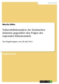 Vulnerabilitätsanalyse der heimischen Industrie gegenüber den Folgen des regionalen Klimawandels