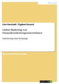 Online-Marketing von Finanzdienstleistungsunternehmen