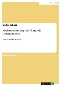 Marktorientierung von Nonprofit Organisationen