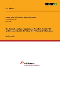 Die Dampfkesselgesetzgebung in Preußen. Flexibilität und Kooperation im Zeitalter der Frühindustrialisierung