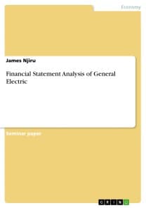 Financial Statement Analysis of General Electric