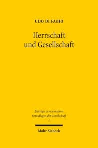 Herrschaft und Gesellschaft