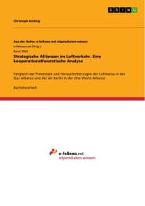 Strategische Allianzen im Luftverkehr. Eine kooperationstheoretische Analyse