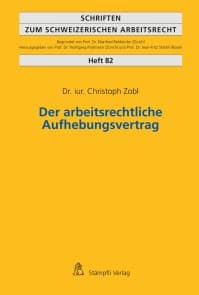 Der arbeitsrechtliche Aufhebungsvertrag