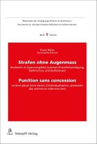 Strafen ohne Augenmass - Punition sans concession