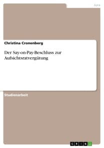 Der Say-on-Pay-Beschluss zur Aufsichtsratvergütung
