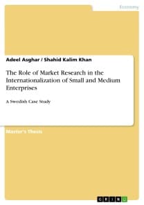 The Role of Market Research in the Internationalization of Small and Medium Enterprises