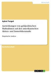Auswirkungen von geldpolitischen Maßnahmen auf den amerikanischen Aktien- und Immobilienmarkt