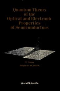 Quantum Theory Of The Optical And Electronic Properties Of Semiconductors