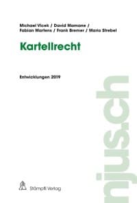 Kartellrecht, Entwicklungen 2019