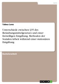 Unterschiede zwischen §35 des Betäubungsmittelgesetzes und einer freiwilligen Entgiftung. Methoden der Sozialen Arbeit während einer stationären Entgiftung