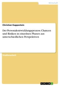 Der Personalentwicklungsprozess. Chancen und Risiken in einzelnen Phasen aus unterschiedlichen Perspektiven