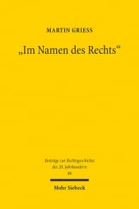 'Im Namen des Rechts'