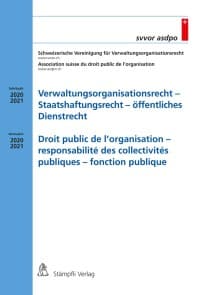 Verwaltungsorganisationsrecht - Staatshaftungsrecht - öffentliches Dienstrecht / Droit public de l'organisation - responsabilité des collectivités publiques - fonction publique