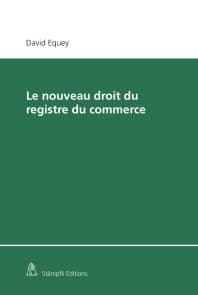 Le nouveau droit du registre du commerce
