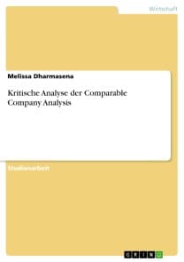 Kritische Analyse der Comparable Company Analysis