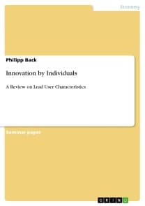 Innovation by Individuals