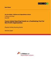 Cause-related Sporting Events as a Fundraising Tool for Non-Profit Organisations