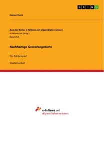 Nachhaltige Gewerbegebiete