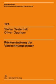 Rückerstattung der Verrechnungssteuer