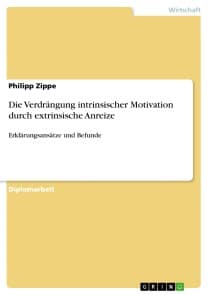 Die Verdrängung intrinsischer Motivation durch extrinsische Anreize