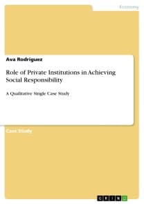 Role of Private Institutions in Achieving Social Responsibility