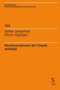 Remboursement de l’impôt anticipé