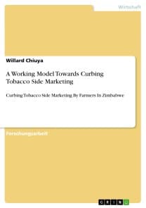 A Working Model Towards Curbing Tobacco Side Marketing