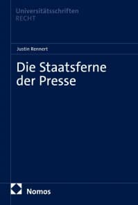 Die Staatsferne der Presse