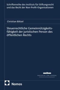 Steuerrechtliche Gemeinnützigkeitsfähigkeit der juristischen Person des öffentlichen Rechts