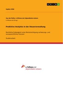 Predictive Analytics in der Steuerverwaltung