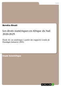 Les droits numériques en Afrique du Sud. 2020-2025