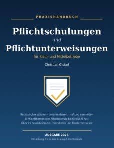 Pflichtschulungen und Pflichtunterweisungen für Klein- und Mittelbetriebe
