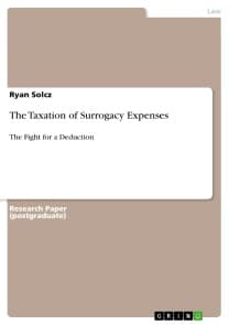 The Taxation of Surrogacy Expenses