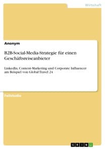 B2B-Social-Media-Strategie für einen Geschäftsreiseanbieter