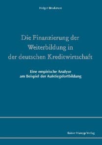 Die Finanzierung der Weiterbildung in der deutschen Kreditwirtschaft