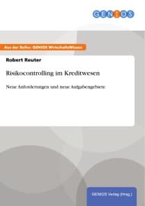 Risikocontrolling im Kreditwesen