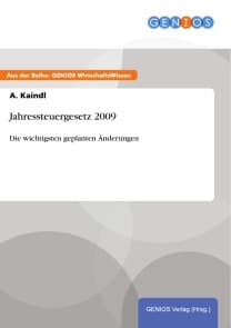 Jahressteuergesetz 2009