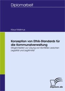 Konzeption von Ethik-Standards für die Kommunalverwaltung