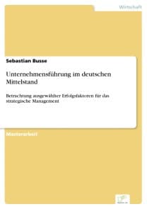 Unternehmensführung im deutschen Mittelstand
