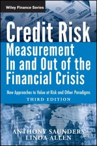 Credit Risk Management In and Out of the Financial Crisis