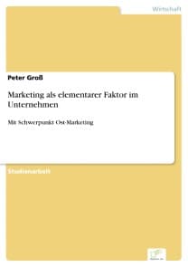 Marketing als elementarer Faktor im Unternehmen