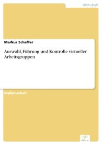 Auswahl, Führung und Kontrolle virtueller Arbeitsgruppen