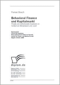 Behavioral Finance und Kapitalmarkt
