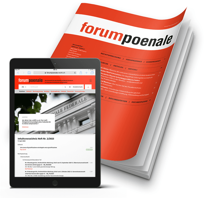 forumpoenale Heft 6/2026