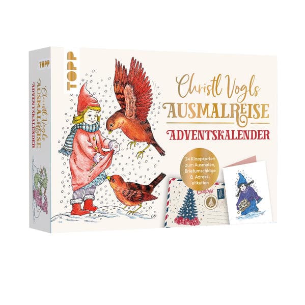 Christl Vogls Ausmalreise - der Adventskalender