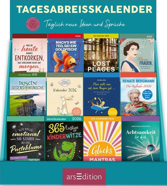Display Tagesabreißkalender 2026
