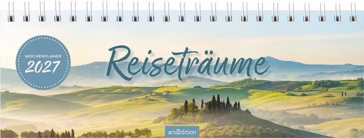 Tischkalender Reiseträume 2027