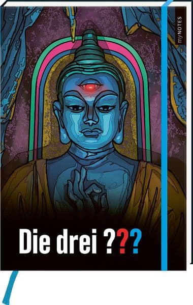 myNOTES Papeterie: Notizbuch A4 Die drei ??? – Feuriges Auge