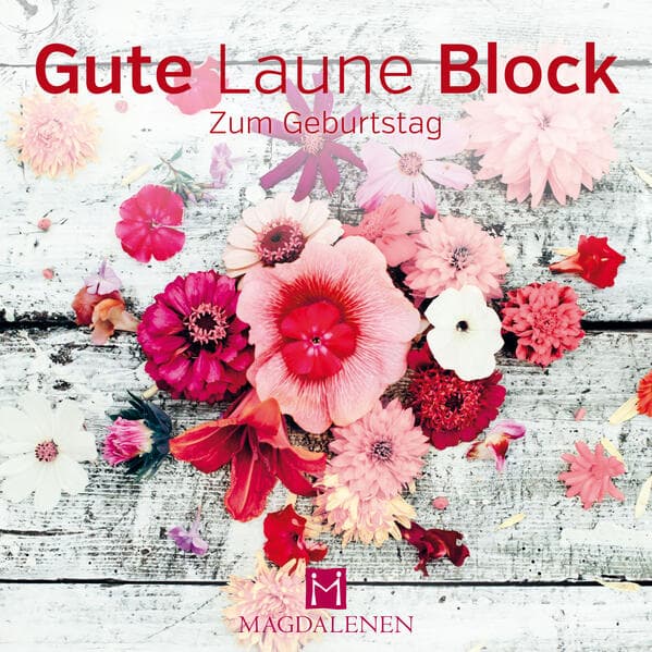 Gute Laune Block Blütenkranz